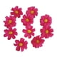 thumbnail image 4 of 20x Flores de margaritas artificiales Cabezas de flores falsas Decoración floral Rosa rojo + rosa, 4 of 9