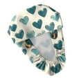 thumbnail image 5 of Fgvctg Valentine’s Day Glowing Heart Scrub Cap Bouffant Design Tie Back Fit Womens Long Hair Soft Head Cover for Work and Casual Wear Mint Green, 5 of 5