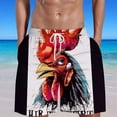 thumbnail image 2 of ZCFZJW Summer Mens Novelty Print Hawaiian Shorts Lightweight Casual Big and Tall Regular Fit Drawstring Waist Beach Board Shorts Trendy Holiday Vacation Swim Trunks with Pockets Multicolor#02 XXL, 2 of 5