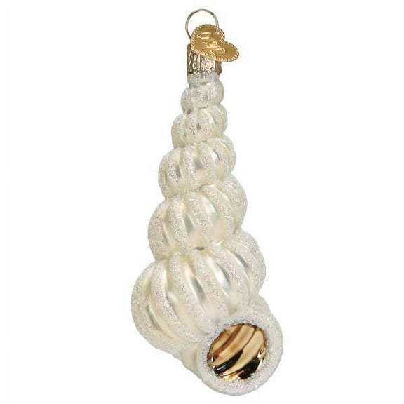 Old World Christmas Wentletrap Shell Glass Blown Ornament for Christmas Tree