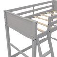 thumbnail image 2 of Your Zone Kiarah Twin Loft Bed with Ladder, Gray, 2 of 7