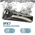 thumbnail image 4 of Men's Electric Razor, IPX7 Waterproof Wet Dry Electric Shaver, USB Rechargeable Shaver Cordless Beard Nose Trimmer, 4 of 7