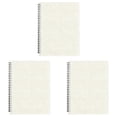 thumbnail image 2 of A6 Notebook Plastic Cover Thickened Paper Smooth Writing No Bleed for Daily Note Taking Portable Compact with Ruled Pages, 6X4X0.3In, 3Pcs (Beige10), 2 of 5