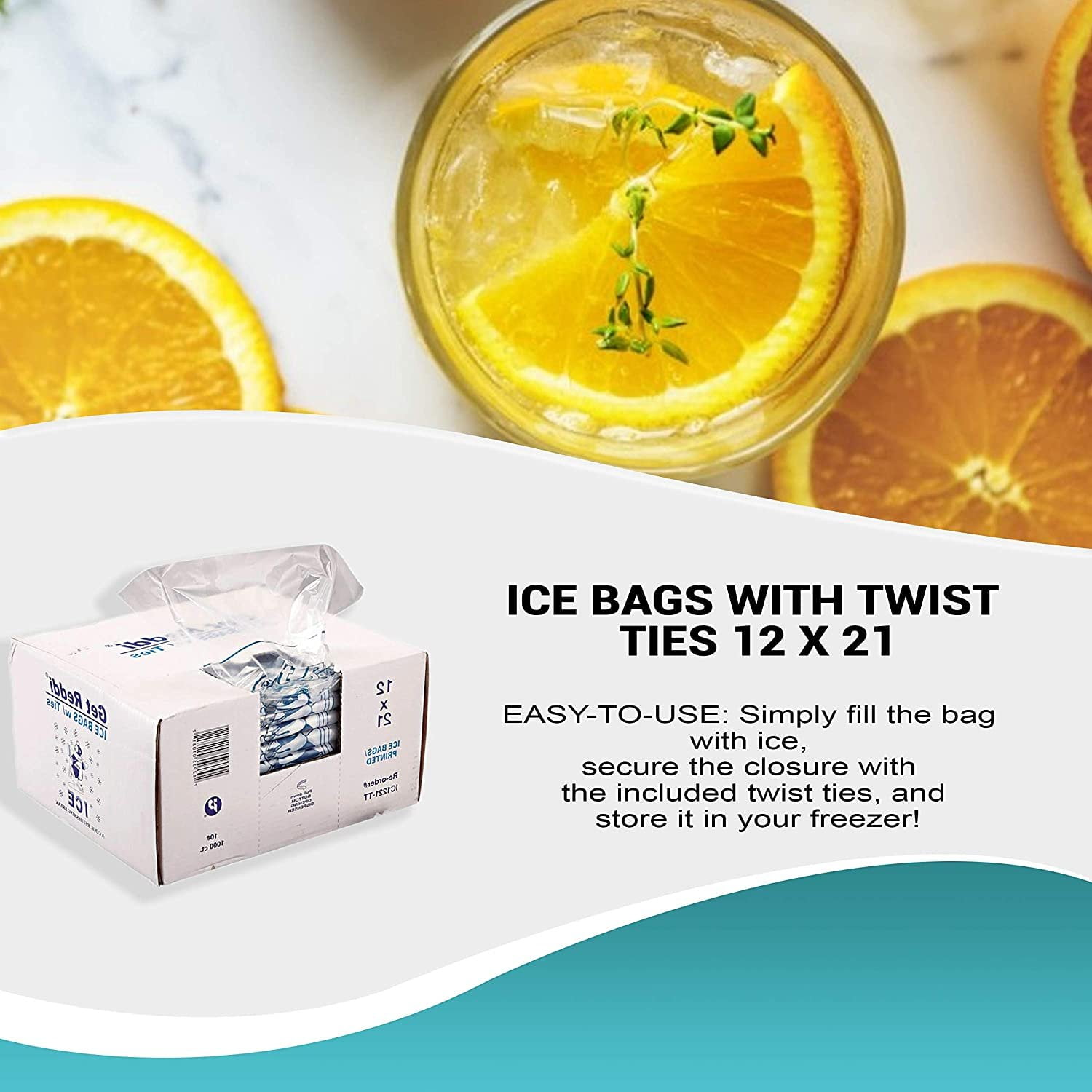 Ice Cube Bags 12 Pack