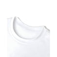 thumbnail image 6 of Men's Hip Hop Ski Mask Graphic T-Shirt Cotton White Short Sleeve Crewneck Oversized, 6 of 9