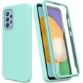 thumbnail image 1 of Case for Samsung Galaxy A52 5G, Galaxy A52 Case with Built in Screen Protector, Full Body Shockproof Phone Case Rugged Protective Cover for Samsung Galaxy A52 5G / A52 4G (Mint Green), 1 of 8