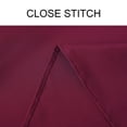 thumbnail image 4 of PiccoCasa Square Polyester Tablecloth for Indoor Outdoor 55x55 Inches Burgundy, 4 of 7