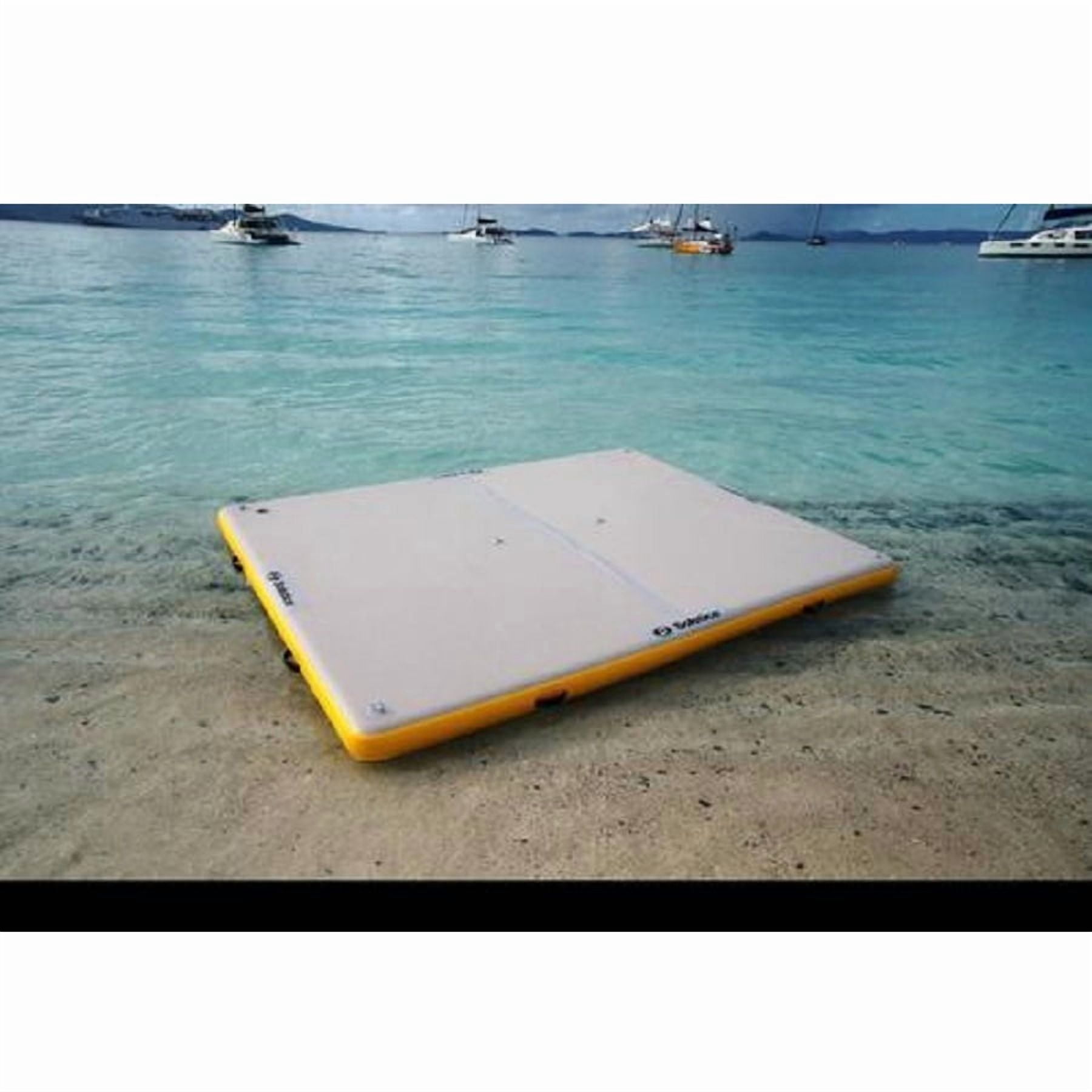 Swim Central Inflatable Private Solstice Drop Stitch Lake Dock Raft - 10'