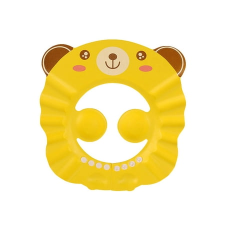 

Genuiskids Baby Bath Cap Shower Visor Protect Eye Ear Toddler Girls Boys Adjustable Waterproof Shampoo Hat 13 Colors