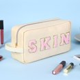 thumbnail image 2 of Mini Cosmetic Bag Simple Zipper Makeup Pouch for Daily Travel Storage Women Gift, 2 of 9