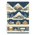thumbnail image 7 of FORMRS 1-Subject Spiral Notebook 8" x 5" College Ruled 60 Refillable Sheet A5 Hard Cover, Winter Village, 7 of 7