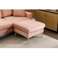 thumbnail image 5 of Luccalily Convertible Sectional Sofa Couch, 5 Seats U-Shaped Wide Reversible Couch Accent Sofa with Solid Golden Legs, Upholstered Accent Sofa Couches Wide Chaise Lounge for Living Room,, 5 of 11