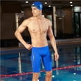 thumbnail image 2 of CNKOO Men‘s Professional Training Racing Swimming Jammer Chlorine Resistant Quick Drying Tights Shorts Racing Swimming Trunks, 2 of 5