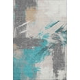 thumbnail image 2 of Addison Rugs Mayfield Premium Machine Washable Transitional Modern Teal Rectangle Rug, 10' x 14', 2 of 7