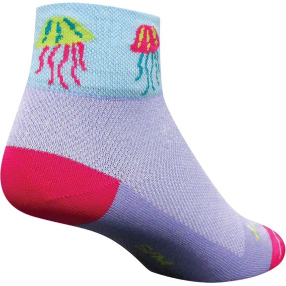SockGuy Women's Jellyfish Sock: Purple SM/MD