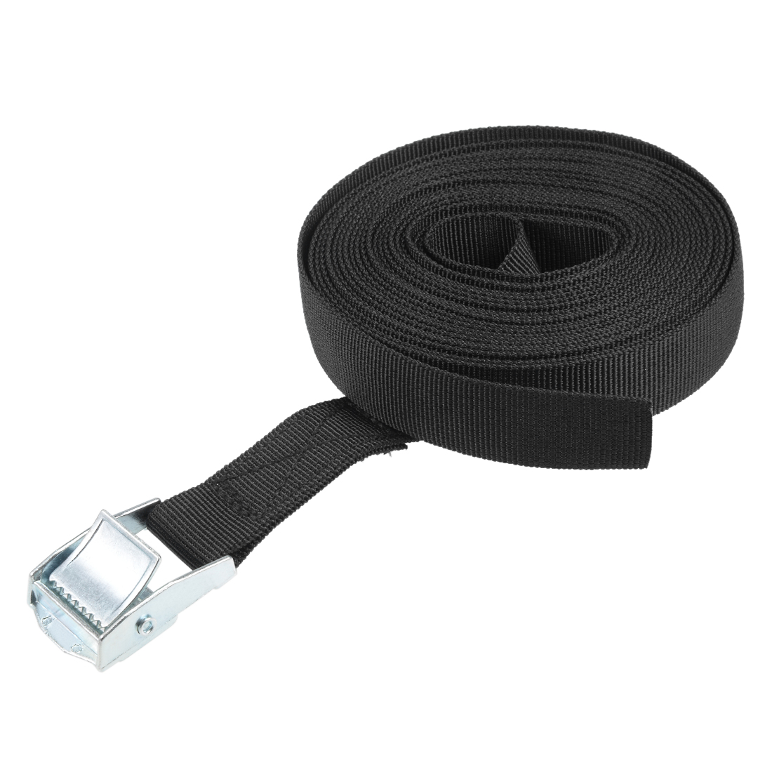 9 Meter X 25mm Cam Buckle Tie Down Strap – 80kg Load Capacity, Black Polypropylene, Pack Of 1