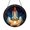 Acrylic 3.5 Inch, variant on Rocket Launch Space Shuttle Stained Glass Suncatcher, Decorative Window Hanging Space Art