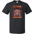 thumbnail image 3 of Inktastic Truck Driver Funny Big Rig Truck Driving T-Shirt, 3 of 5