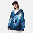 thumbnail image 3 of Balery A Wolf Barks Out A Window Sudadera ligera de manga larga con capucha y protección solar UPF 50+ para hombre y mujer, ideal para pesca y running-X-Large, 3 of 7