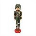 thumbnail image 2 of Northlight 14.25" Decorative Wooden Christmas Nutcracker Army Soldier in Camouflage Uniform, 2 of 2