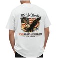 thumbnail image 4 of Ramiter 250 Anniversary USA Shirt Men USA 250th Anniversary Shirt Patriotic American Flag Eagle Tops 1776-2026 Tshirt(White,2XL), 4 of 6