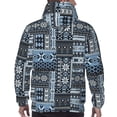 thumbnail image 7 of Sikiie Snowflake Vintage Pattern Men's Hoodie, Essentials Hoodie, Sweatshirt, Pullover Hooded Sweatshirt for Men-Large, 7 of 7