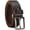 Full Grain Mocha Brown Belt, variant on YOORAN Men's Genuine Leather Casual Belt -Full Grain Leather Belt for Men- 1.5" Handmade Jeans Belt with Gift Box