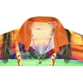 thumbnail image 4 of HAPPY BAY Men's Hawaiian Shirts Short Sleeve Button Down Shirt Mens Holiday Shirts Summer Beach Casual Aloha Tropical Shirts for Men Funny S Motorcycle Bike, Orange, 4 of 7