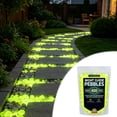 thumbnail image 5 of Deeceymbur 400pc Colorful Glowing Garden Stones Luminous Pebbles for Night Guide Outdoor Landscaping Decor Aquarium Rocks, 5 of 8