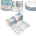 thumbnail image 2 of CHUANK 10 Rouleaux Ruban Lavable Estampage à Chaud Ruban Floral Ensemble de Rubans pour Carnet de Notes pour Scrapbooking, 2 of 8
