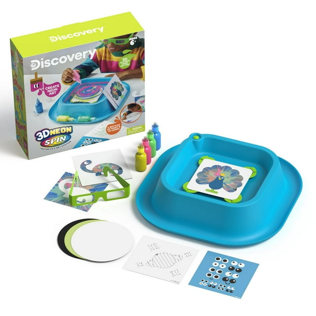 Discovery™ 3D Neon Spin Motorized Art Station