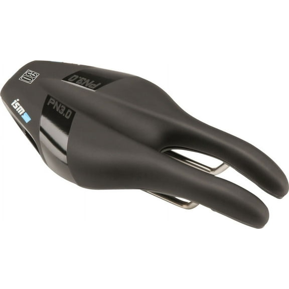 ISM PN 3.0 Saddle - Steel, Black