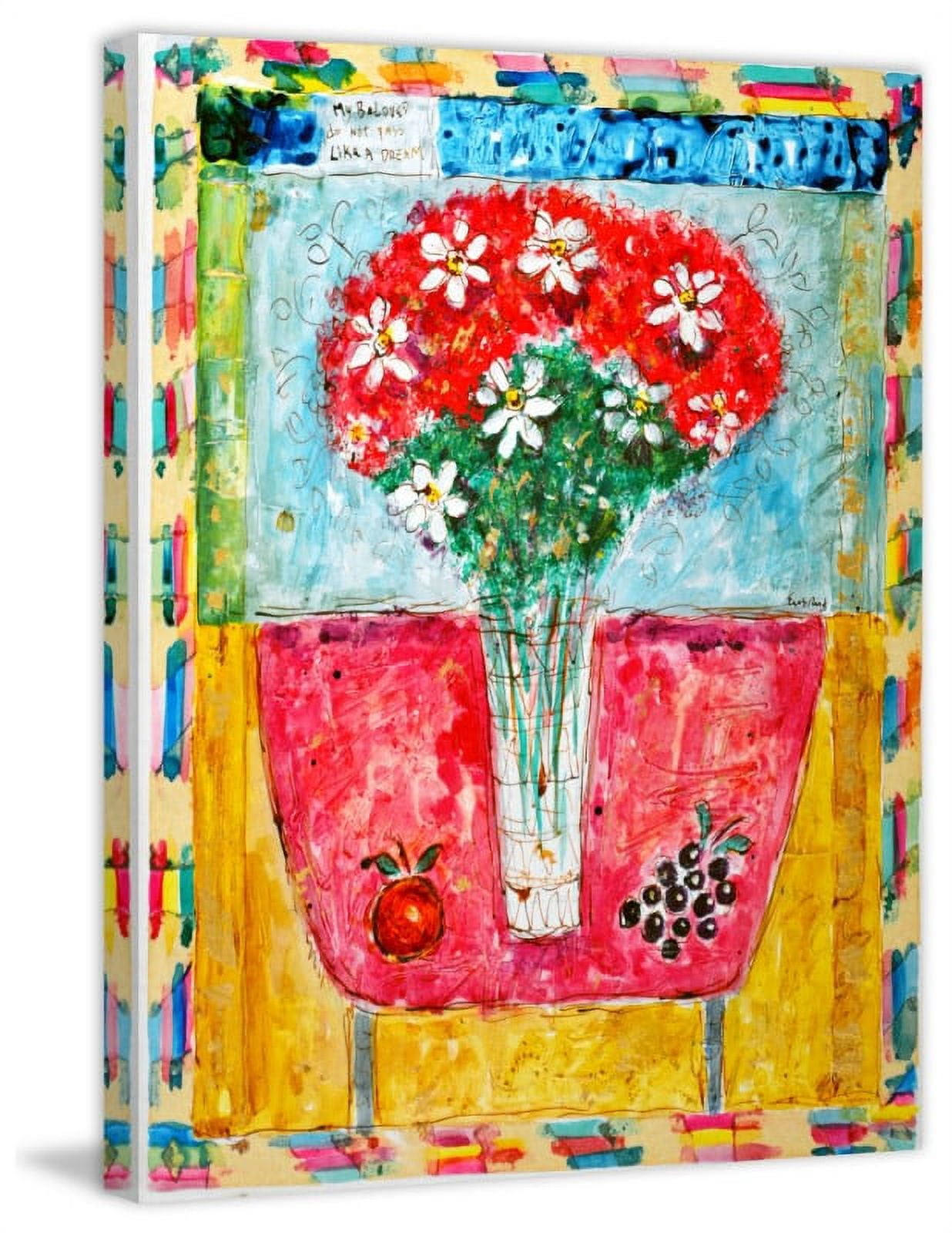 Marmont Hill "Beloved Bouquet Version 1" by Wayne Ensrud Painting Print on Canvas