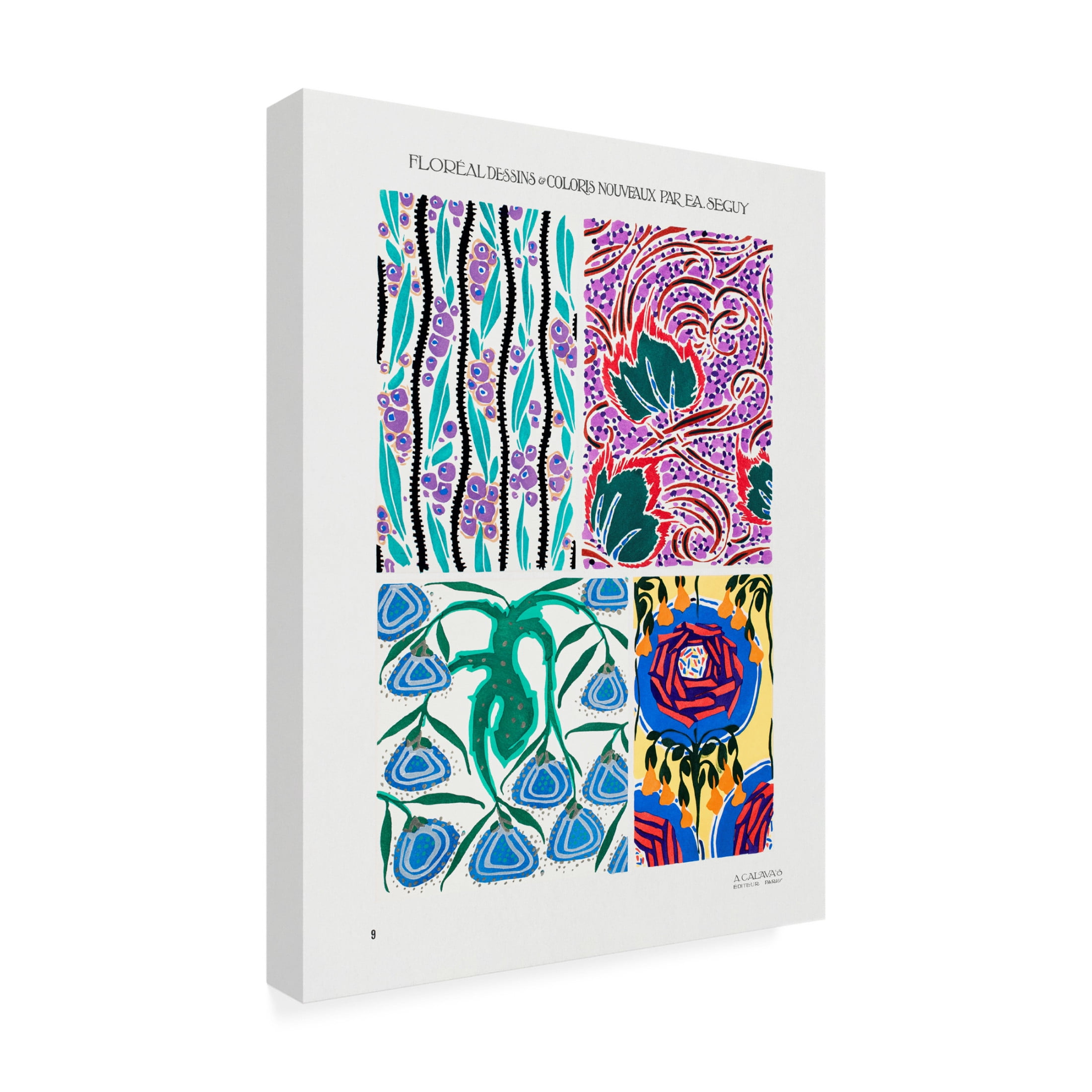 Trademark Fine Art Pictufy Pattern 09 Canvas Wall Art