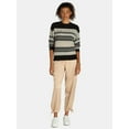 thumbnail image 5 of Time and Tru Women's and Women's Plus Fair Isle Pullover Sweater, Midweight, Sizes XS-4X, 5 of 7