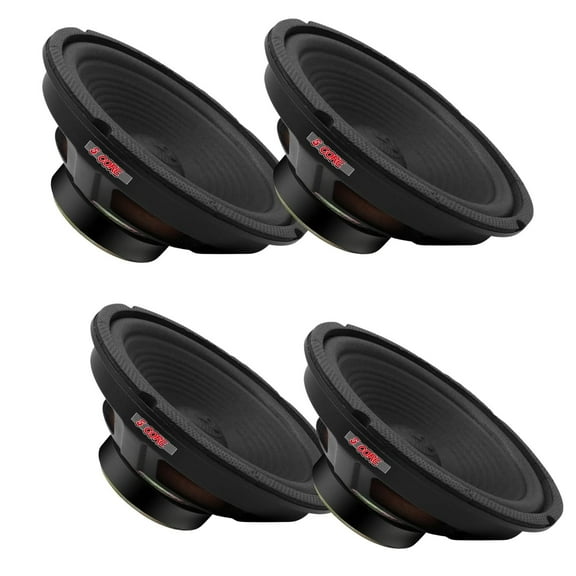 5 Core 8 Inch Car Woofer Audio 4Pcs 1000W 4Ohm Deep Bass Subwoofer Component Loud Speaker System