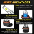thumbnail image 3 of NSDXCT for  Polaris Classic 700 2001 881 Headlight HIgh/Low Beam LED Light Bulbs 6000k 2pcs, 3 of 10