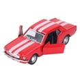 thumbnail image 3 of Retro Car Model 1/32 Scale Pull Back Alloy Classic Vehicle Toy with Open Doors for Children Collectors Red, 3 of 5