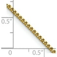 thumbnail image 3 of Stainless Steel Polished Yellow Ip-Plated 1.5mm 18In Box Chain (18 X 1.5) Made In China srn662gp-18, 3 of 5