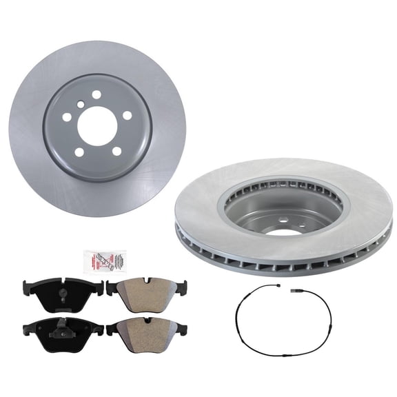 Front GEO Coated Disc Brake Rotors Disc Brake Pads For BMW 535d 2014-2016
