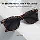 thumbnail image 5 of Gafas de Sol MEETSUN Retro Polarizadas Paquete de 3 para Mujeres y Hombres, 5 of 7