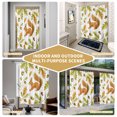 thumbnail image 5 of Thanksgiving Shower Curtain - Water Repellent Fabric Shower Curtains Washable, Fall Squirrel Green Orange Leaves Cones Decorative Polyester Cloth Bathroom Curtains Modern Bath Decor 72"x84", 5 of 8