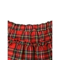 thumbnail image 4 of FASHIONWT Women Cute Christmas Plaid Empire Waist Mini Tiered Skirts, 4 of 8