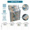 thumbnail image 6 of Starfish Coastal Table Runner 108 Inches, Summer Ocean Blue Coral Conch Seagrass Bed Runner Dresser Scarves Tabletop for Indoor Outdoor Parties/Ceremony/Banquet, 13"x 108", 6 of 9