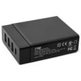thumbnail image 6 of RND 72W Smart Travel Charger with One Type-C (USB-C) Port and Three USB Ports (6ft USB-C cable included) for MacBook, Google (Pixel/XL), Samsung Galaxy (S8, S8 Plus) and all Type C devices (black), 6 of 6