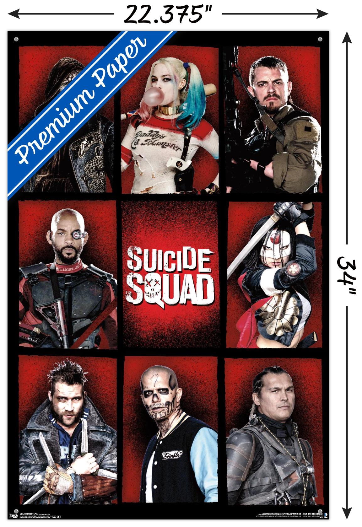 DC Comics Movie - Suicide Squad - Grid