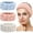 Blue, Pink, White, variant on Minzimin 3 Pieces Spa Headband for Women Facial Makeup Headband Soft Terry Cloth Hairband for Washing Face Mask Spa Shower Gifts and Yoga Sports