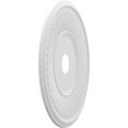 thumbnail image 2 of 22"OD x 3 1/2"ID x 1"P Berkshire Thermoformed PVC Ceiling Medallion (Fits Canopies up to 10 1/8"), 2 of 4