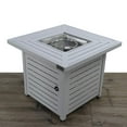 25" H X 30" W Steel Propane Natural Gas Fire Pit Table Natural