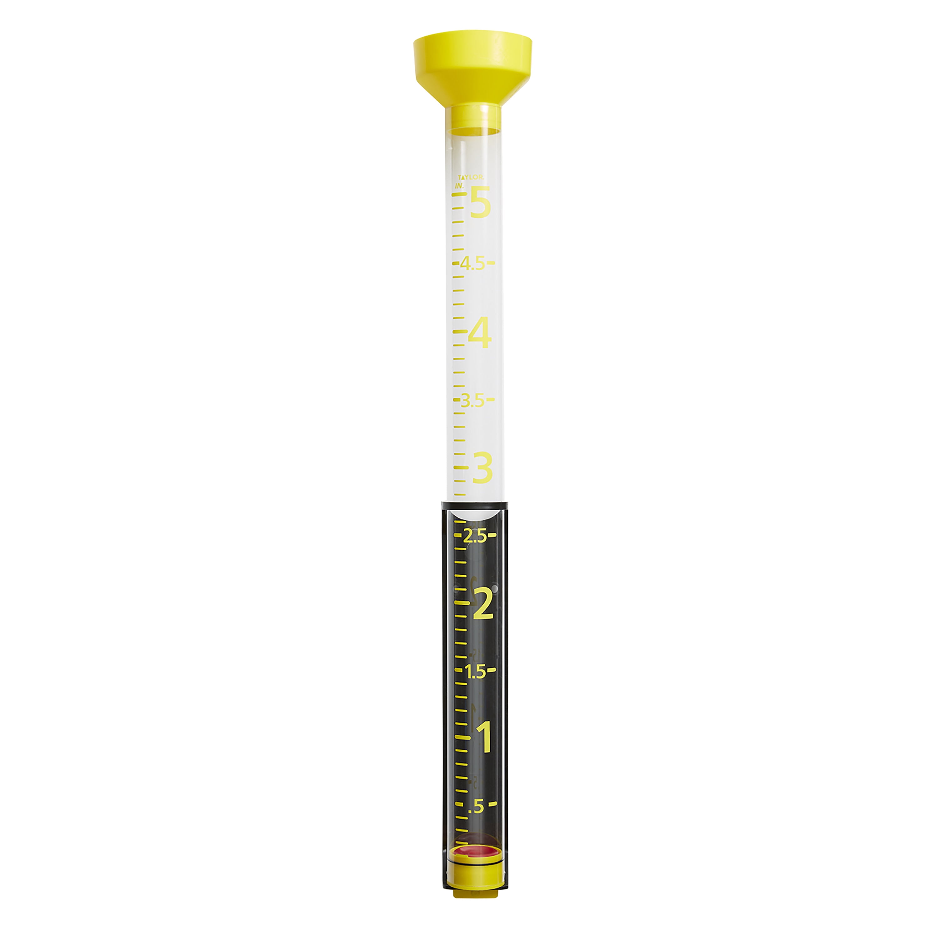Red Taylor Precision Products 5288566 ClearVu Rain Gauge 